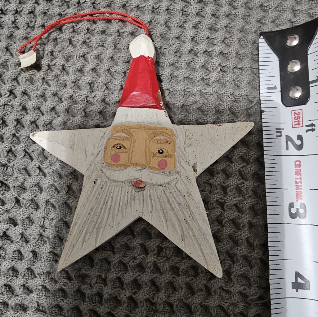 Vintage-style Christmas ornament listed under fifty dollars